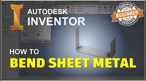 inventor sheet metal bends